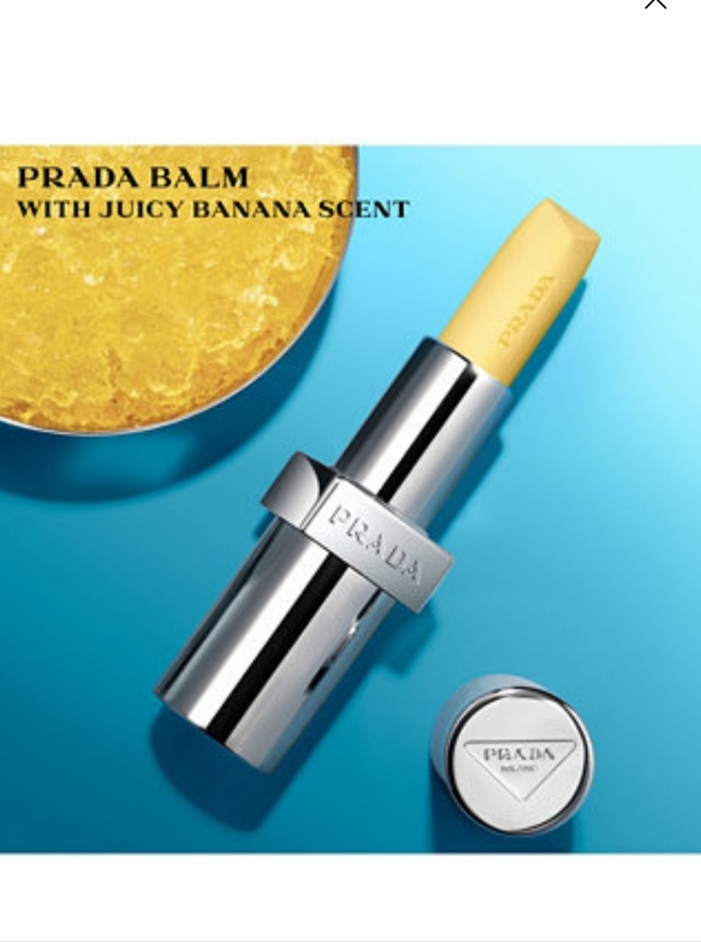 PRADA Hydrating Lip Balm Banana Yellow - Picture 2 of 5